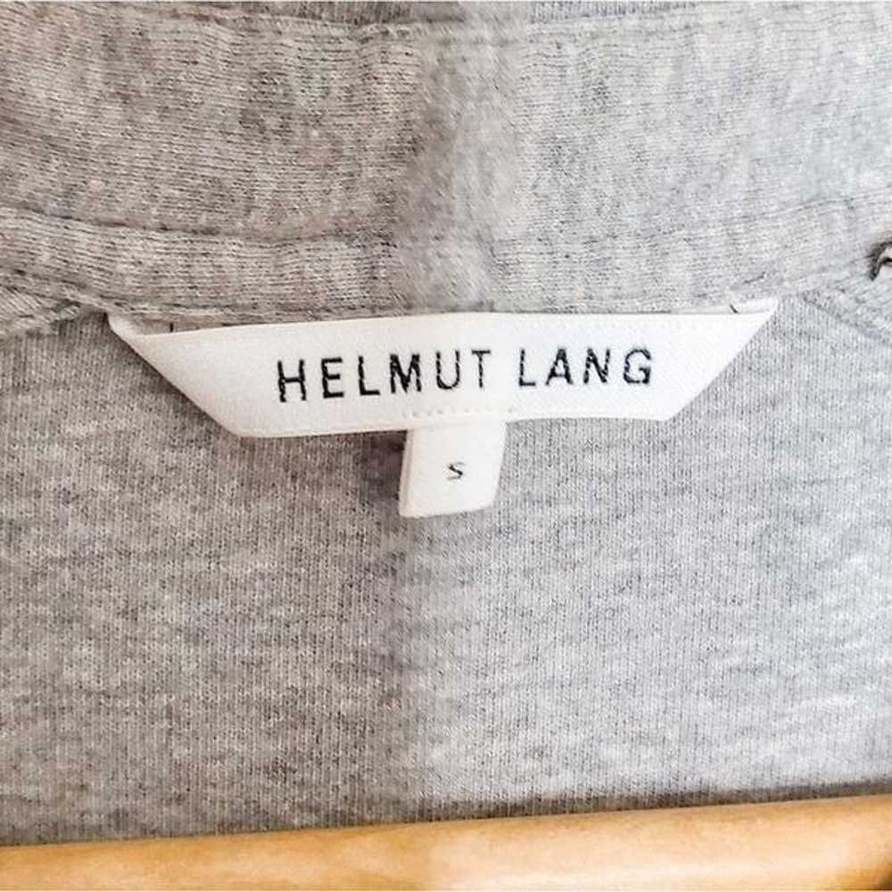 Helmut Lang Slit Split Cuff Heathered Grey Gray J… - image 5