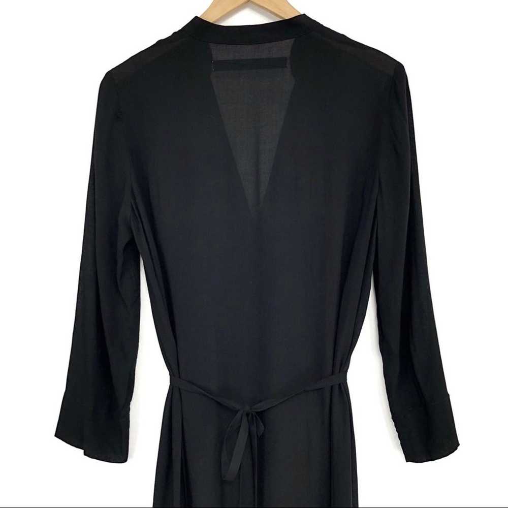 RAQUEL ALLEGRA Tie Back Midi Dress Black 1 / S - image 11