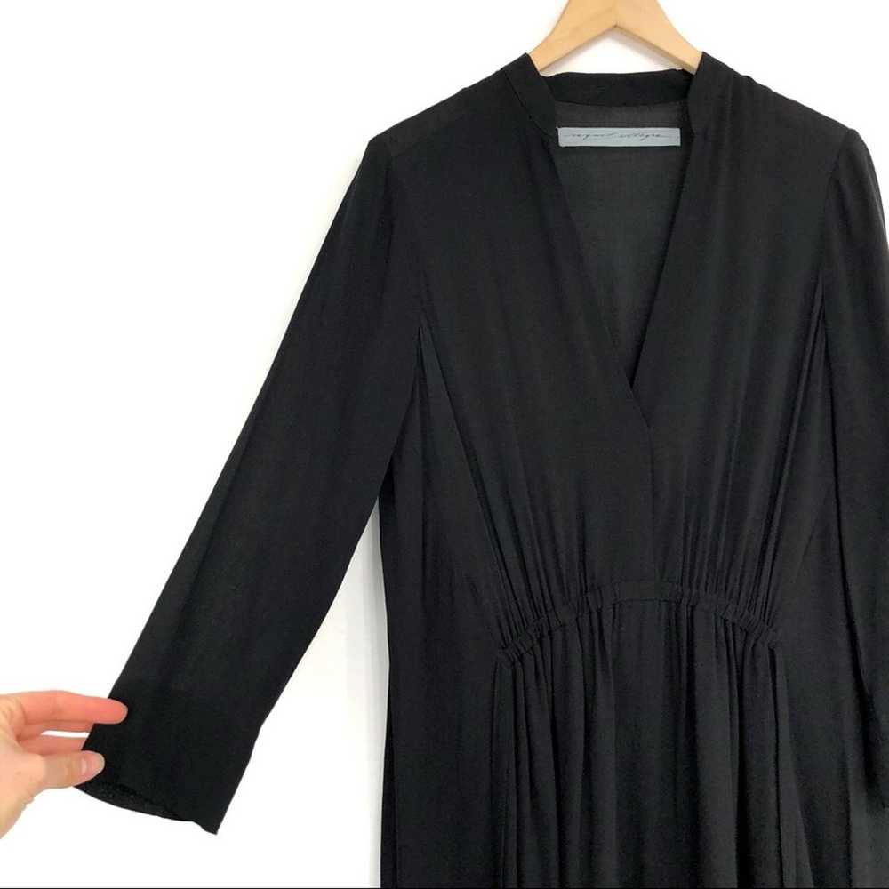 RAQUEL ALLEGRA Tie Back Midi Dress Black 1 / S - image 3