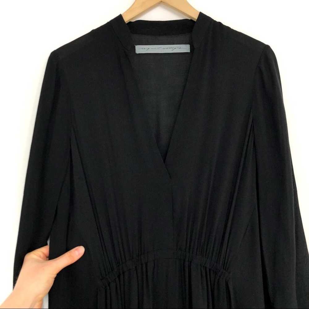RAQUEL ALLEGRA Tie Back Midi Dress Black 1 / S - image 4