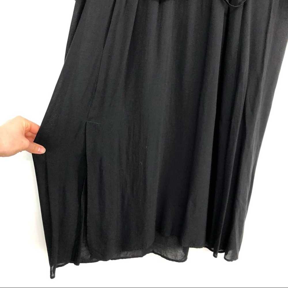 RAQUEL ALLEGRA Tie Back Midi Dress Black 1 / S - image 6