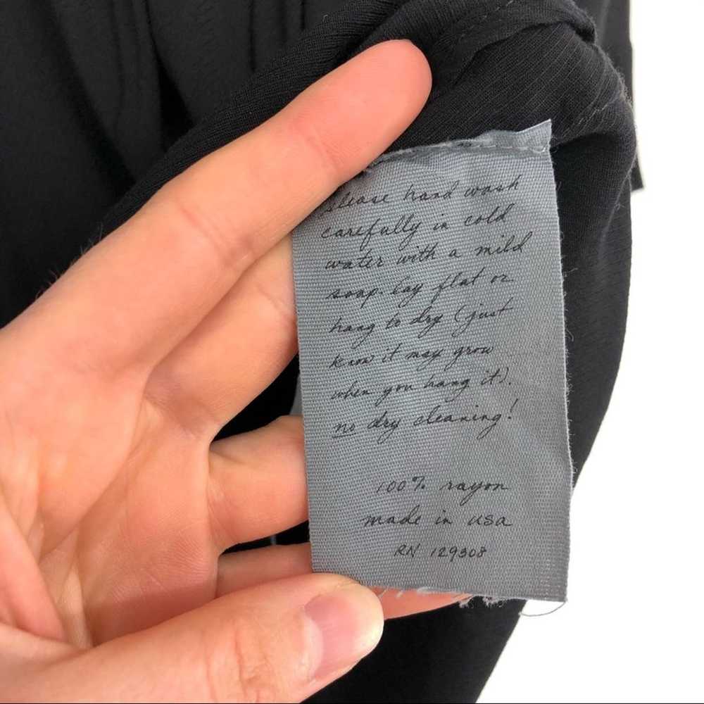RAQUEL ALLEGRA Tie Back Midi Dress Black 1 / S - image 9