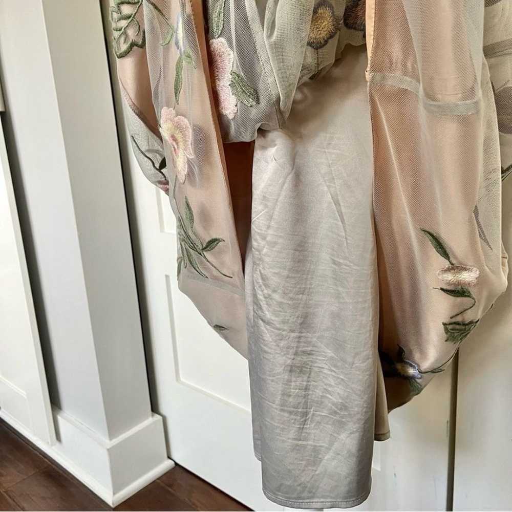 Sundance Peony Tea Dress Size 10 netting lace flo… - image 8