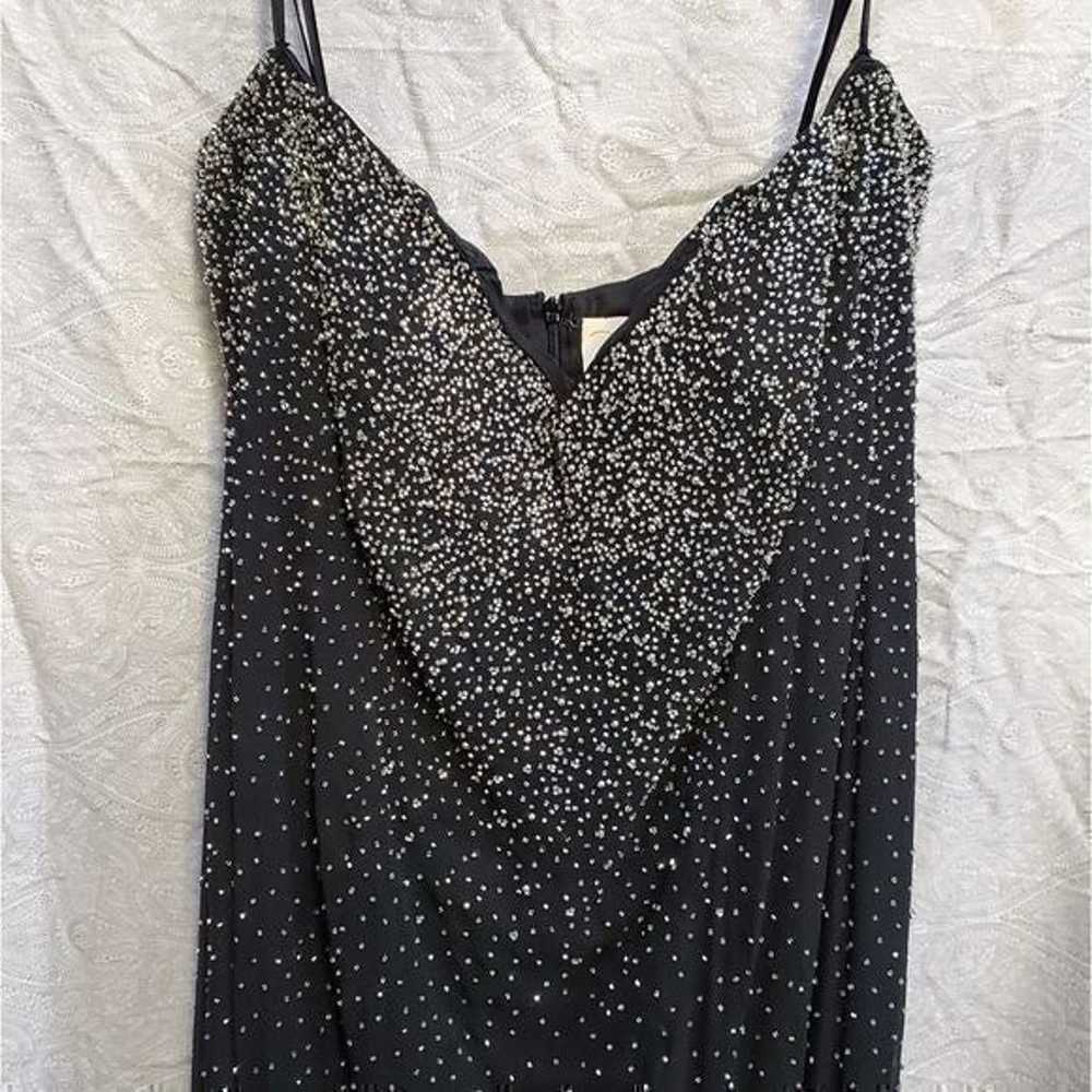 Tiffany designs vintage black 100% silk sheath be… - image 3