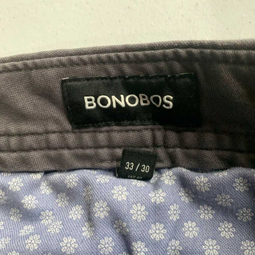 Bonobos BONOBOS Pants Mens 34x29 Chino Gray Slim … - image 3