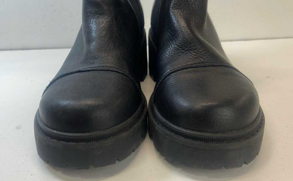 Sorel Leather Platform Joan Chelsea Boots Black 9… - image 3