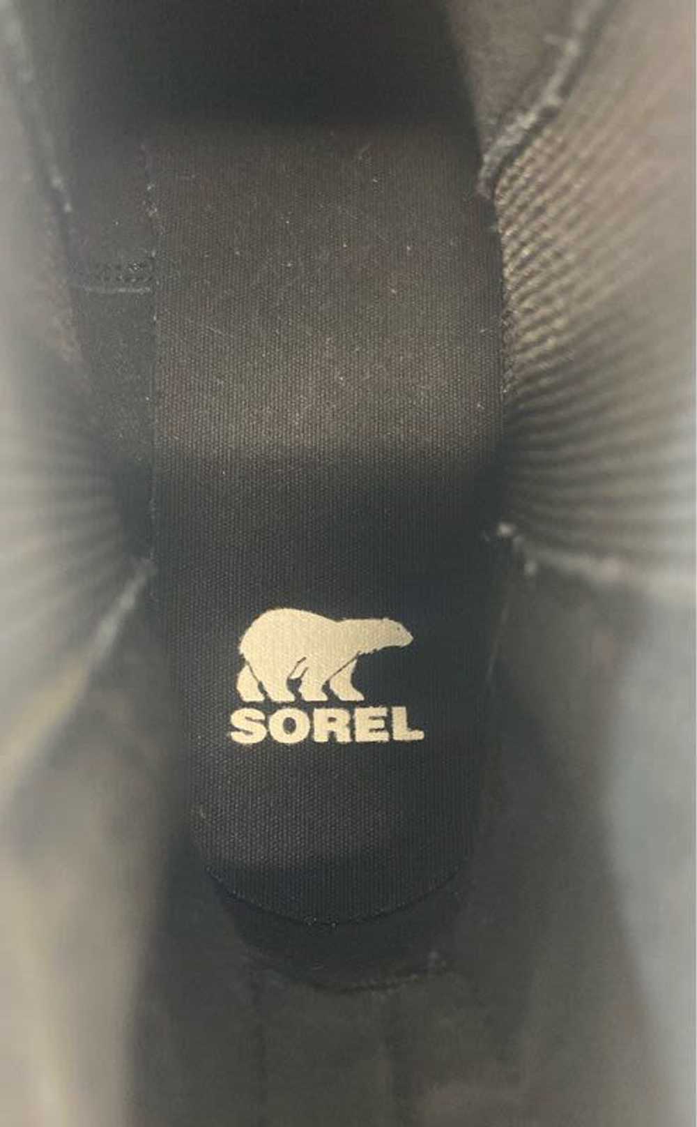 Sorel Leather Platform Joan Chelsea Boots Black 9… - image 7