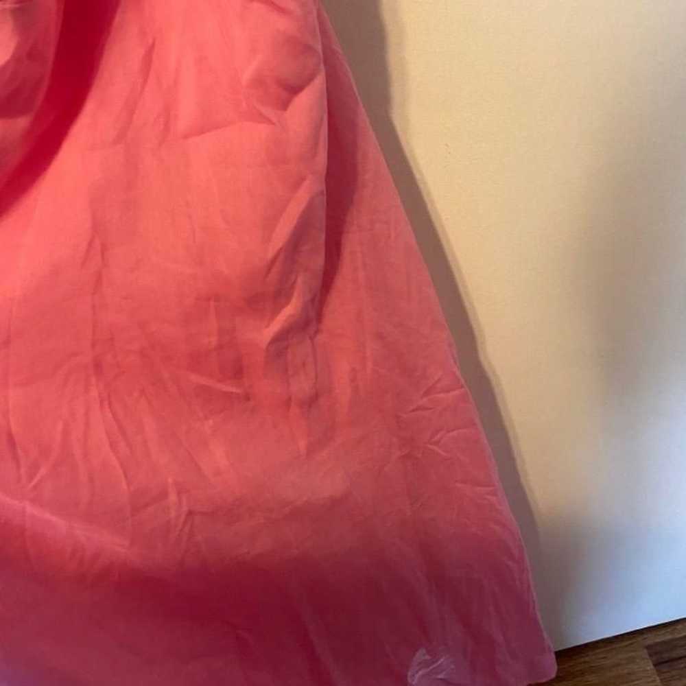 Rebecca Taylor Handkerchief Asymmetric￼ Pink Silk… - image 3