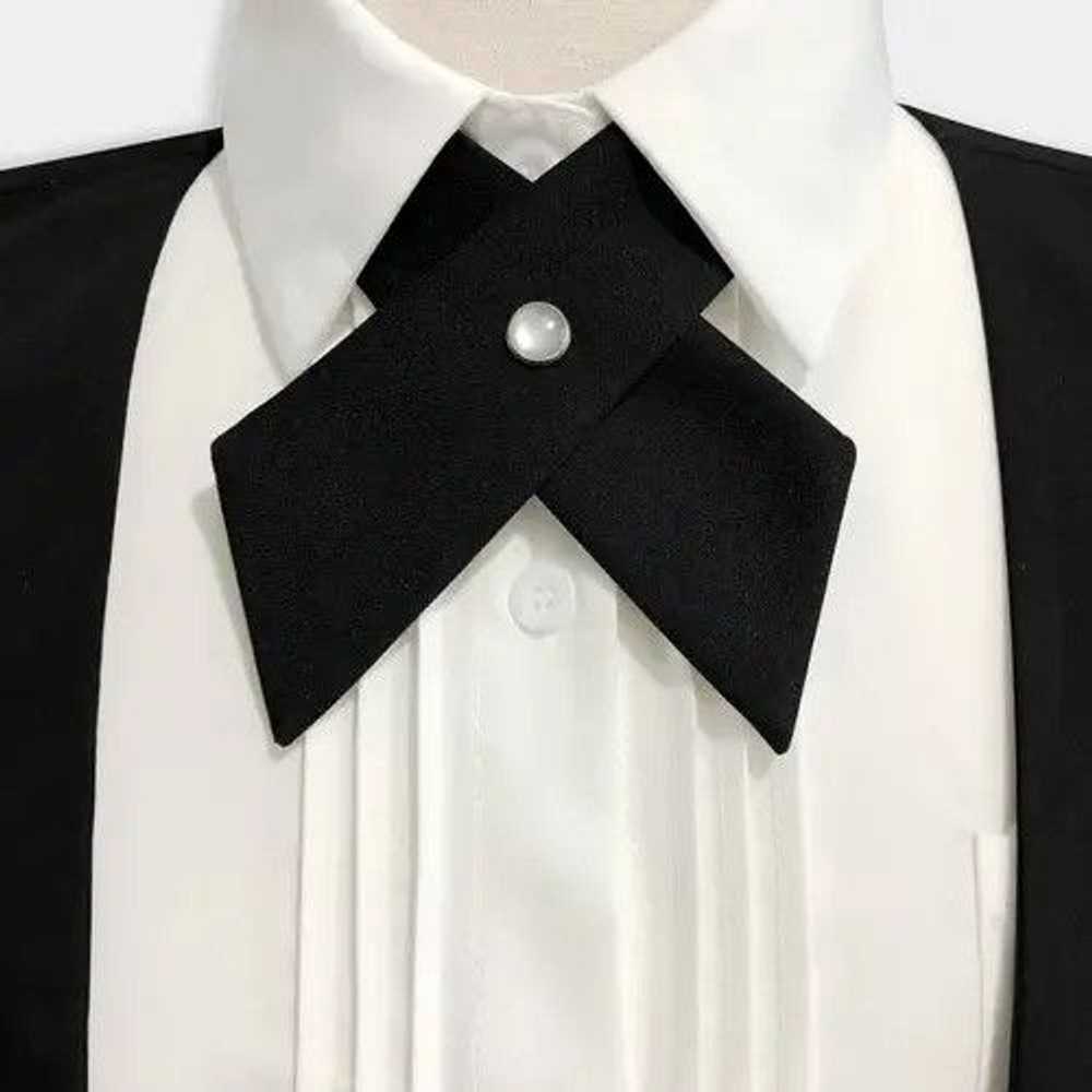 Streetwear × Vintage Detachable Crisscross bow tie - image 1