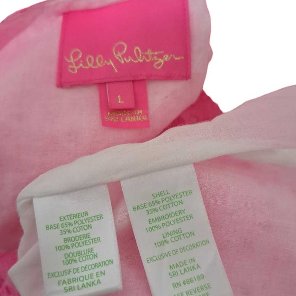 Lilly Pulitzer Astara Pink lace eyelet dress size… - image 4