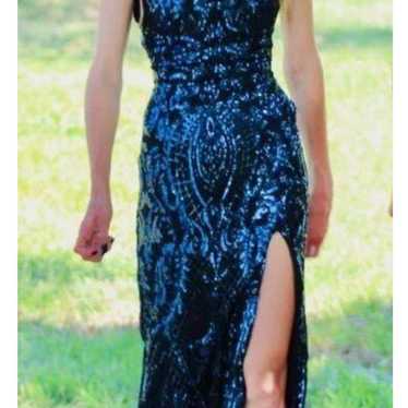 Windsor Navy Blue Prom Dress