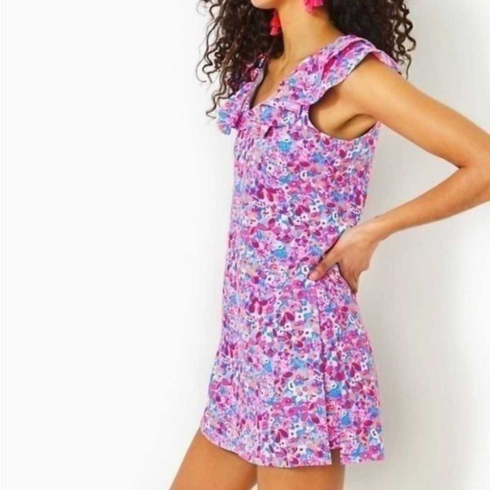 Lilly Pulitzer Linwood Romper Aura Pink Baby Bloo… - image 2