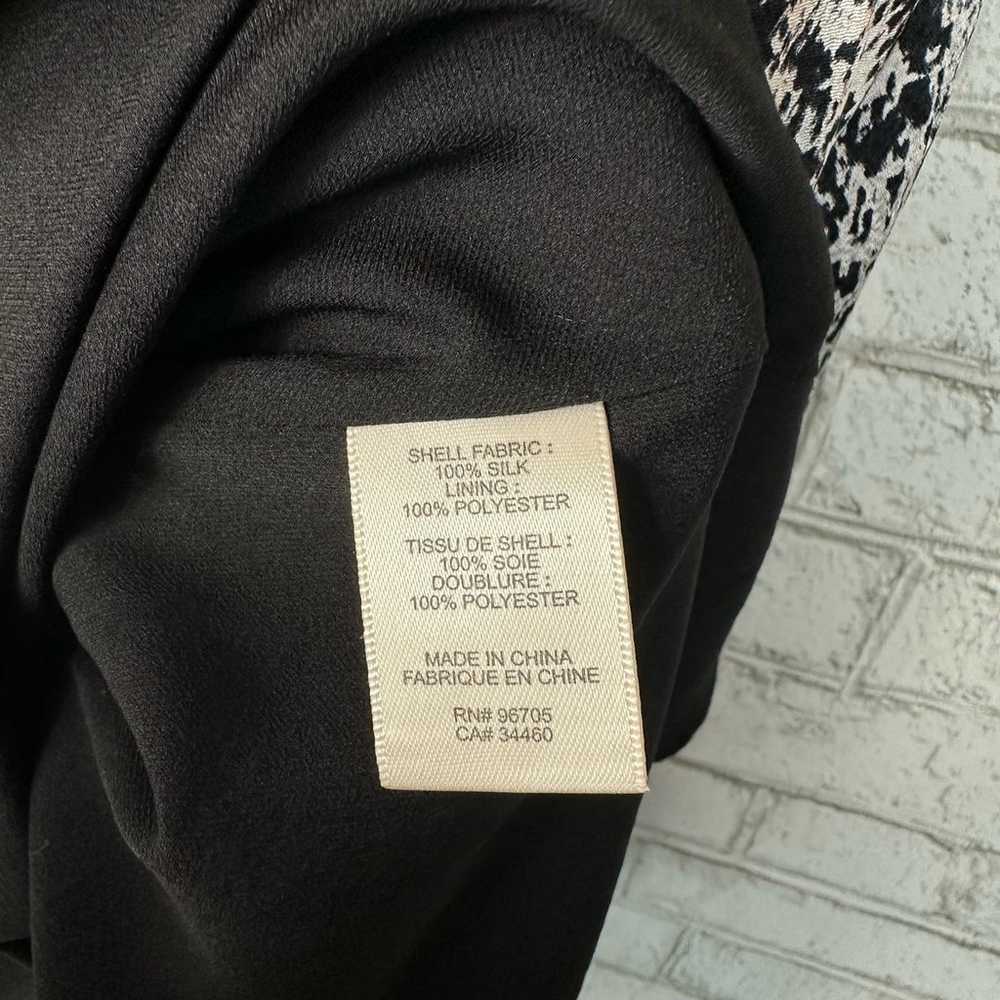 Rebecca Taylor Dress 100% Silk Mini Sleeveless V … - image 4
