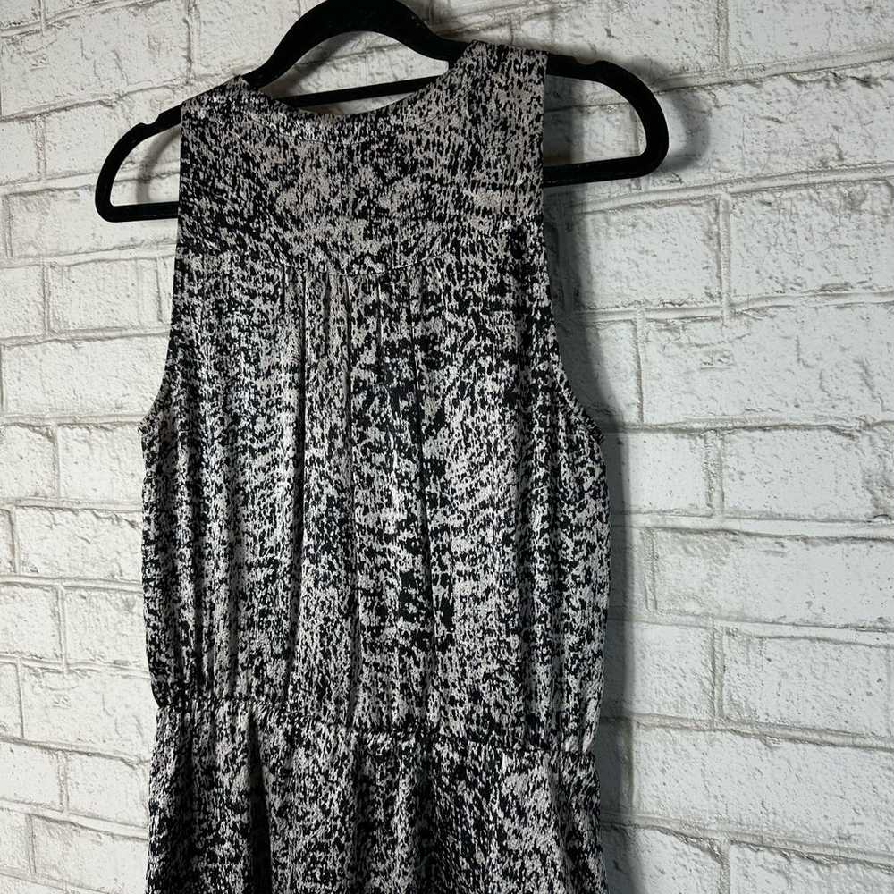 Rebecca Taylor Dress 100% Silk Mini Sleeveless V … - image 8