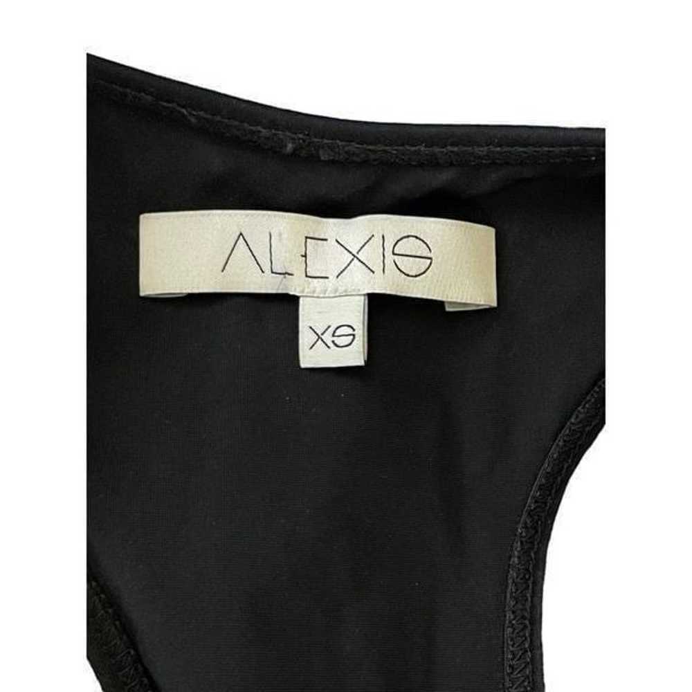 ALEXIS size XS maxi dress pleated detail racerbac… - image 8