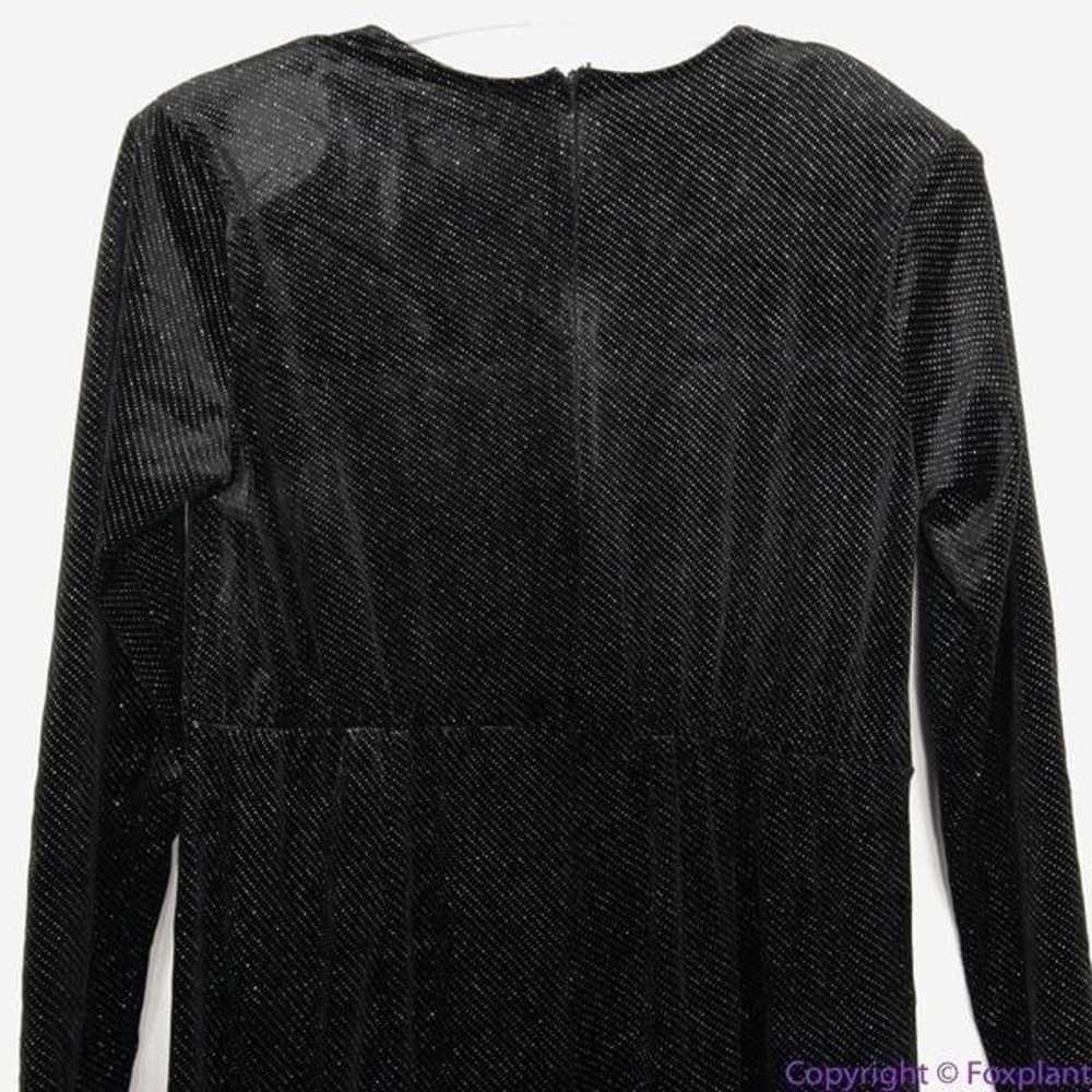 NEW Eloquii black Strong Shoulder Velvet Jumpsuit… - image 5
