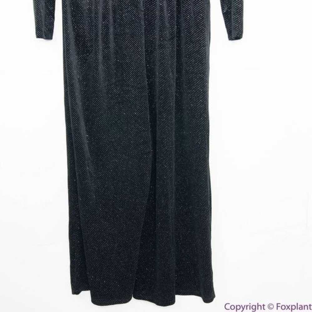 NEW Eloquii black Strong Shoulder Velvet Jumpsuit… - image 6