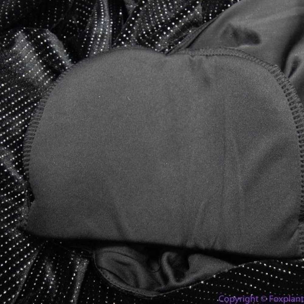 NEW Eloquii black Strong Shoulder Velvet Jumpsuit… - image 9