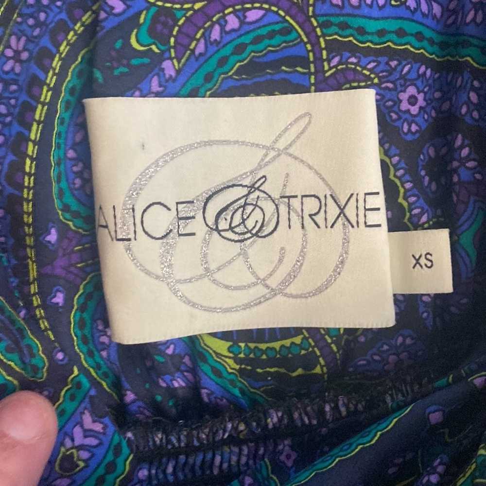 Alice & Trixie 100% Silk Dress size XS in Vibrant… - image 5
