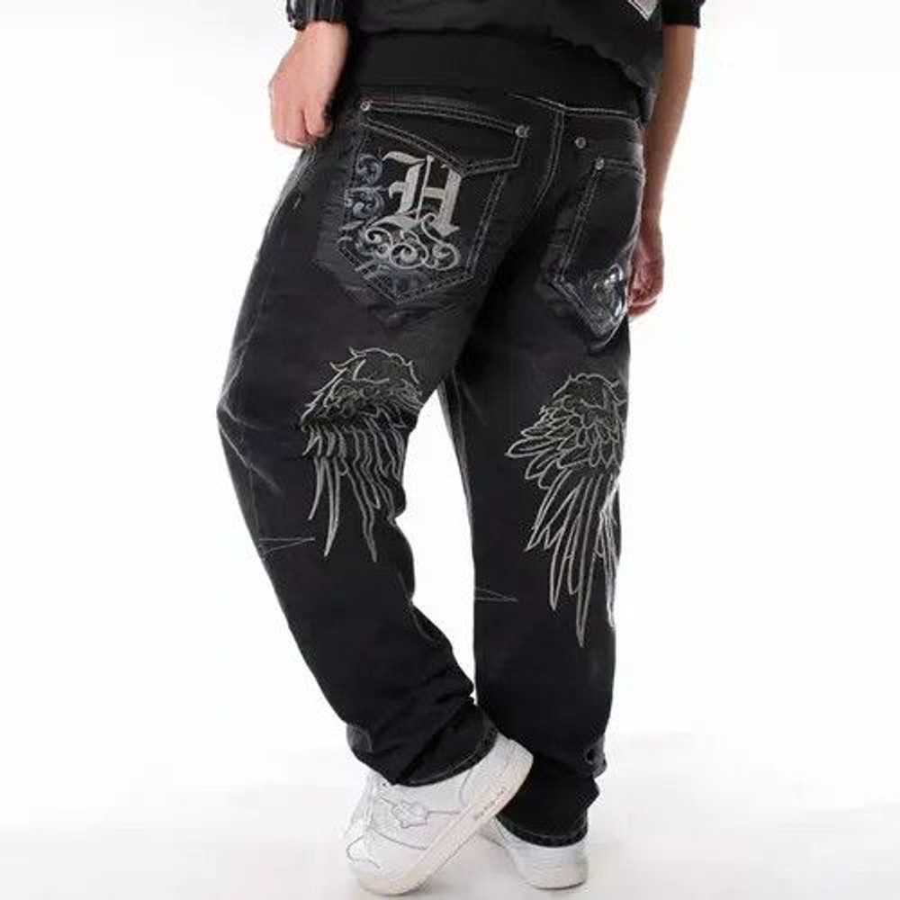 Designer × Japanese Brand × Streetwear Baggy jean… - image 2