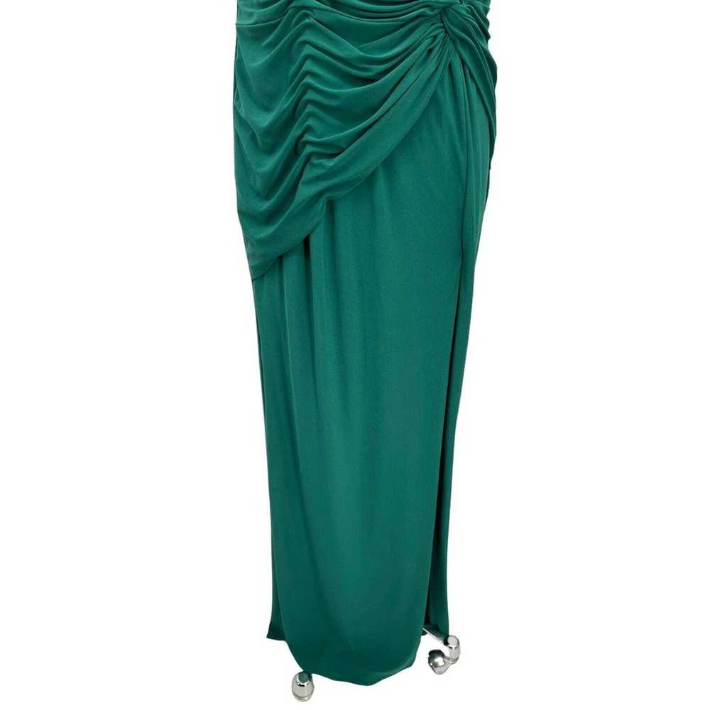 Ieena For Mac Duggal Dress Ruched Waist Column Go… - image 4