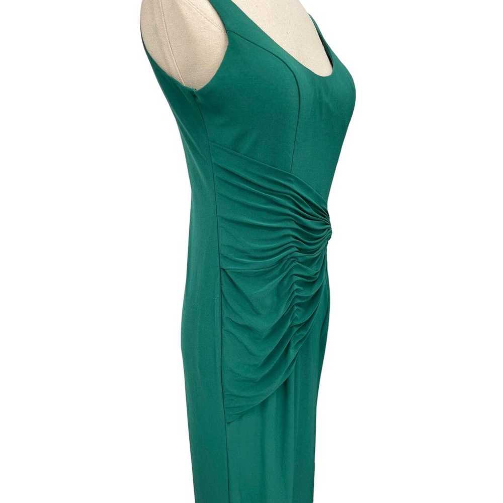 Ieena For Mac Duggal Dress Ruched Waist Column Go… - image 6