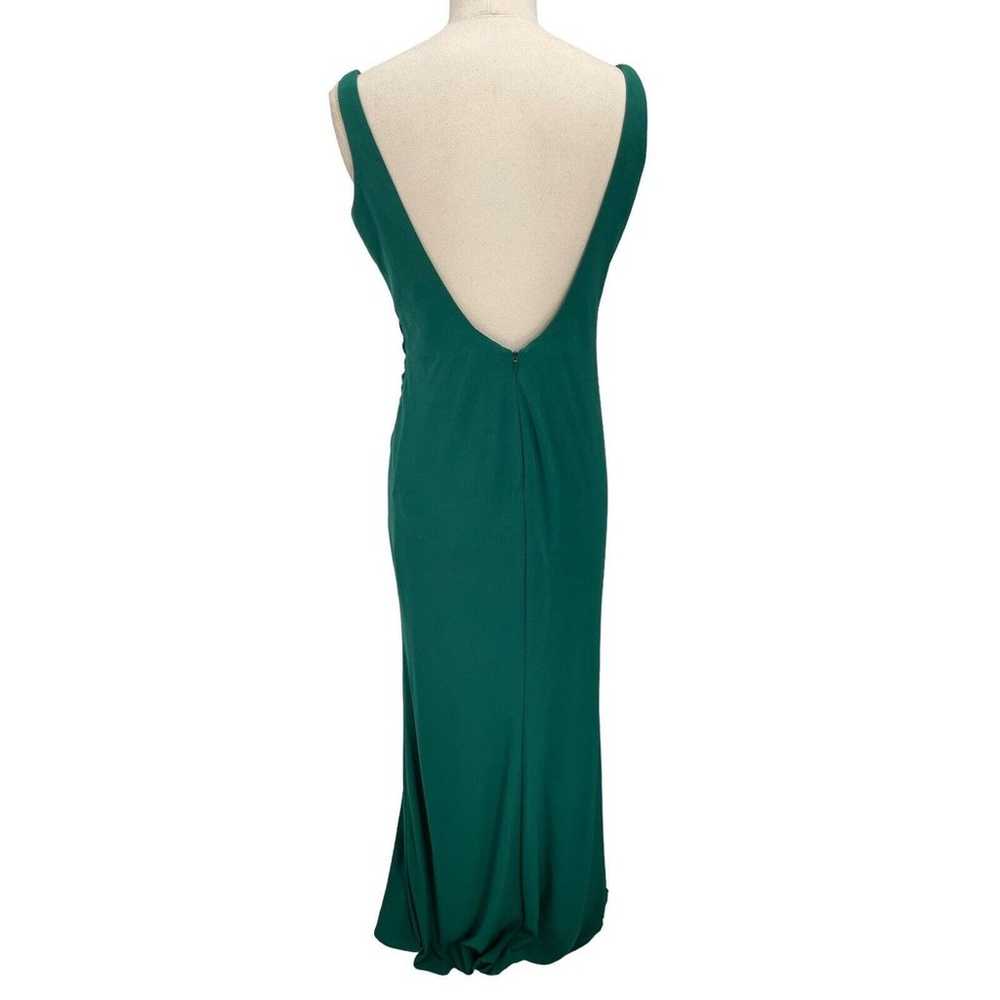 Ieena For Mac Duggal Dress Ruched Waist Column Go… - image 7