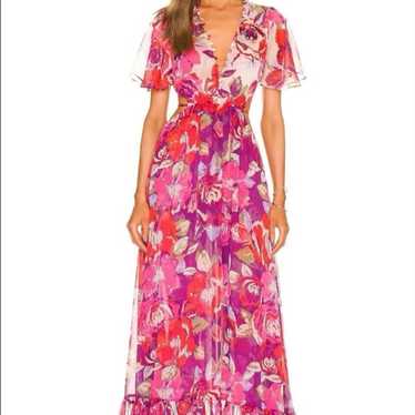 Misa Los Angeles Calista Floral Print Dress Size M