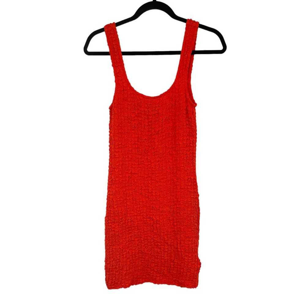Rails Dress Julie textured popcorn knit tank oran… - image 1