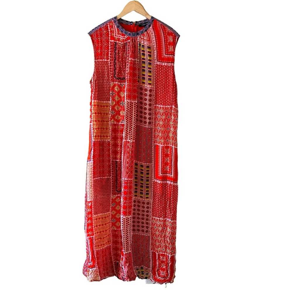 Anthropologie Tanvi Kedia Printed Patchwork Dress… - image 2