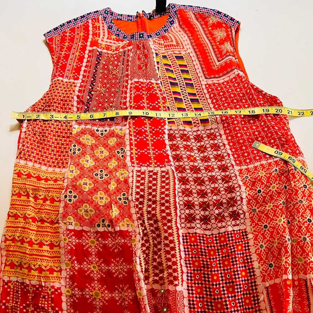 Anthropologie Tanvi Kedia Printed Patchwork Dress… - image 7