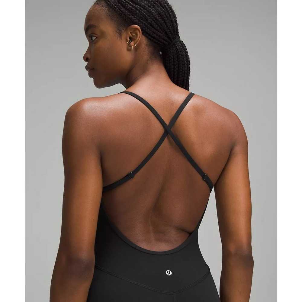 Lululemon Align Cross-Back Bodysuit 25" Size 10 N… - image 4