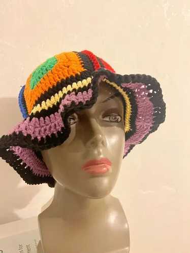 Hat × Japanese Brand × Streetwear Handmade Croche… - image 1