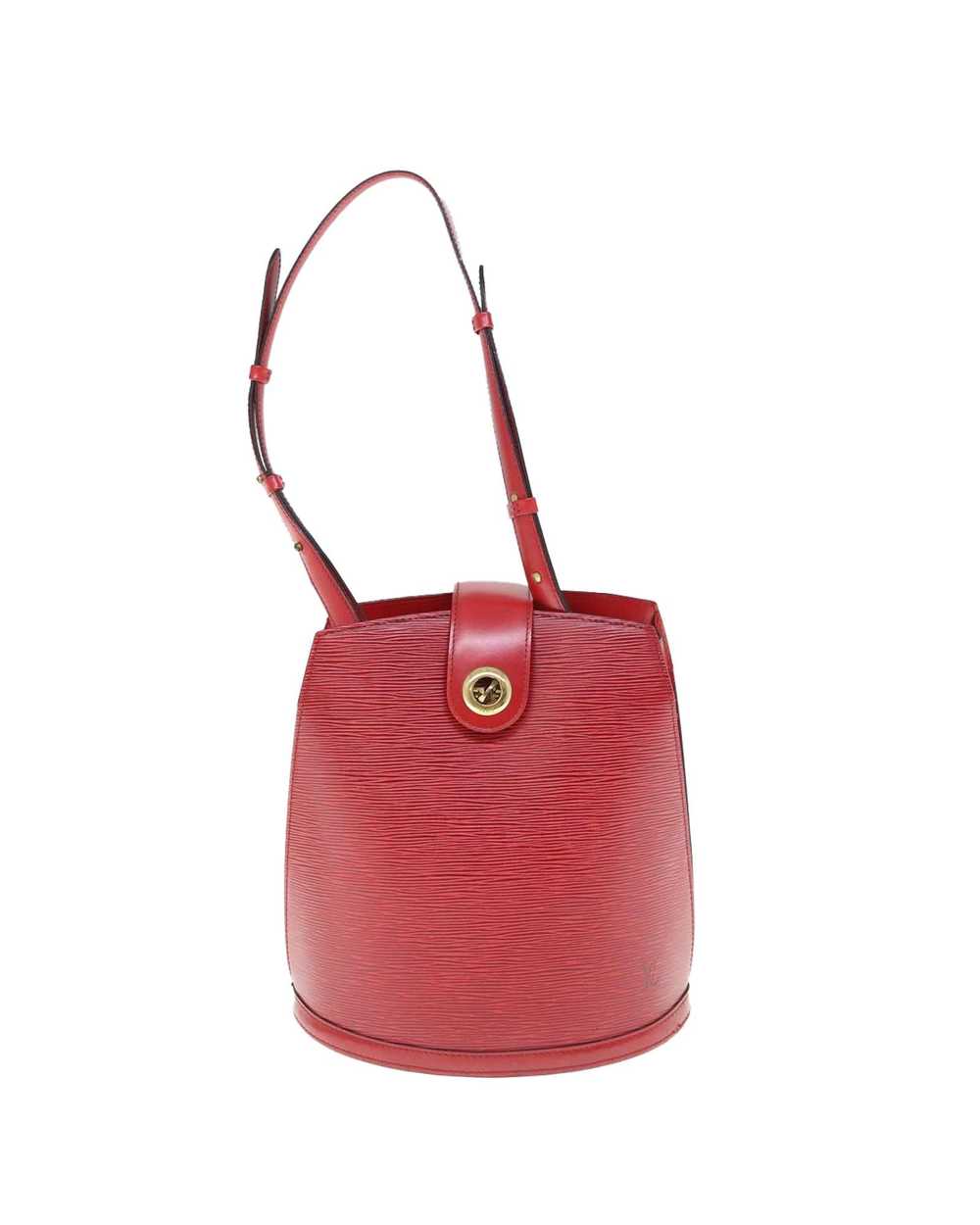 Louis Vuitton Sophisticated Red Leather Shoulder … - image 2