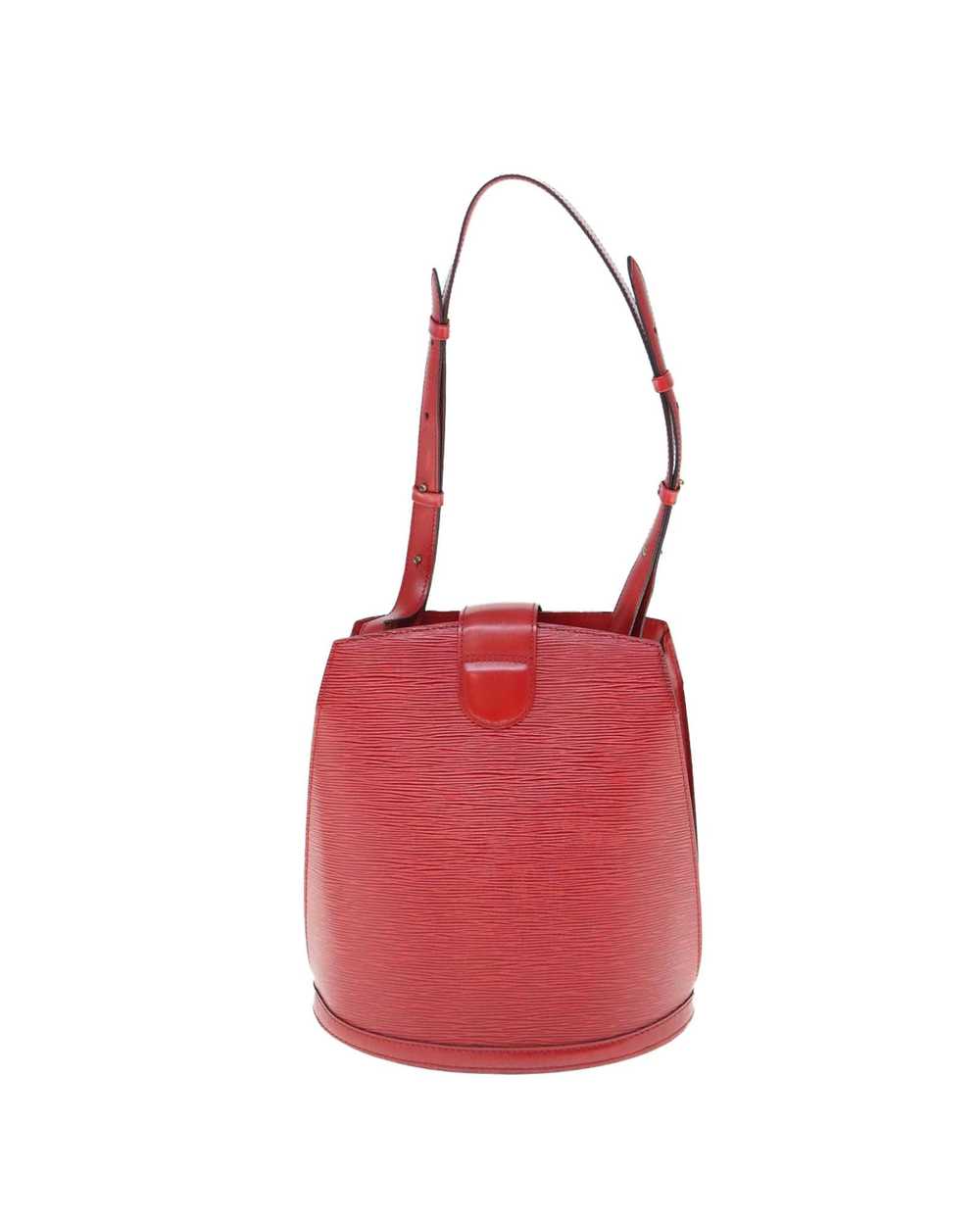 Louis Vuitton Sophisticated Red Leather Shoulder … - image 3
