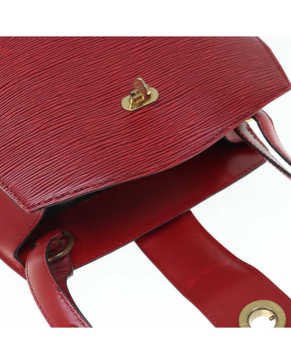 Louis Vuitton Sophisticated Red Leather Shoulder … - image 7