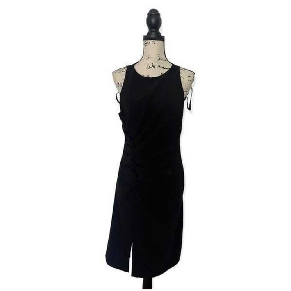 Halston Heritage SZ 12 black sleeveless dress - image 3