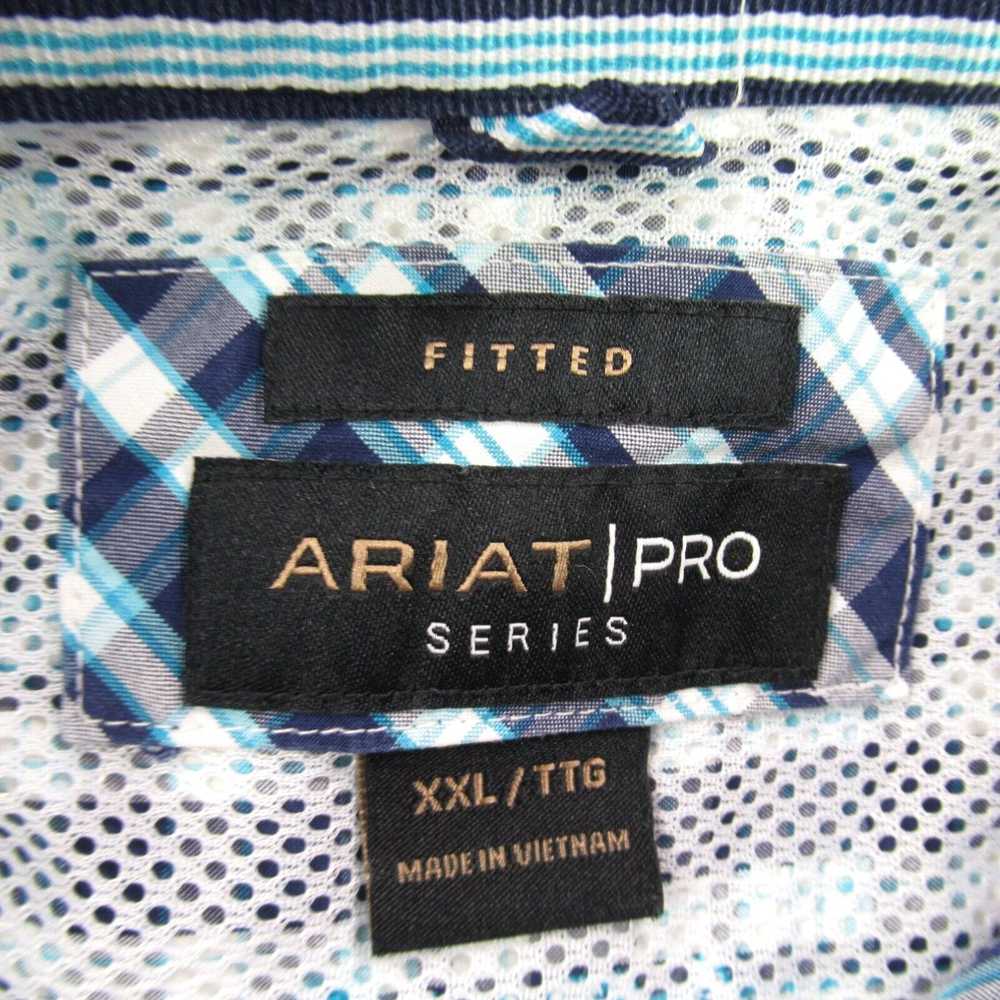 Ariat Ariat Pro Shirt Mens 2XL Long Sleeve Button… - image 3