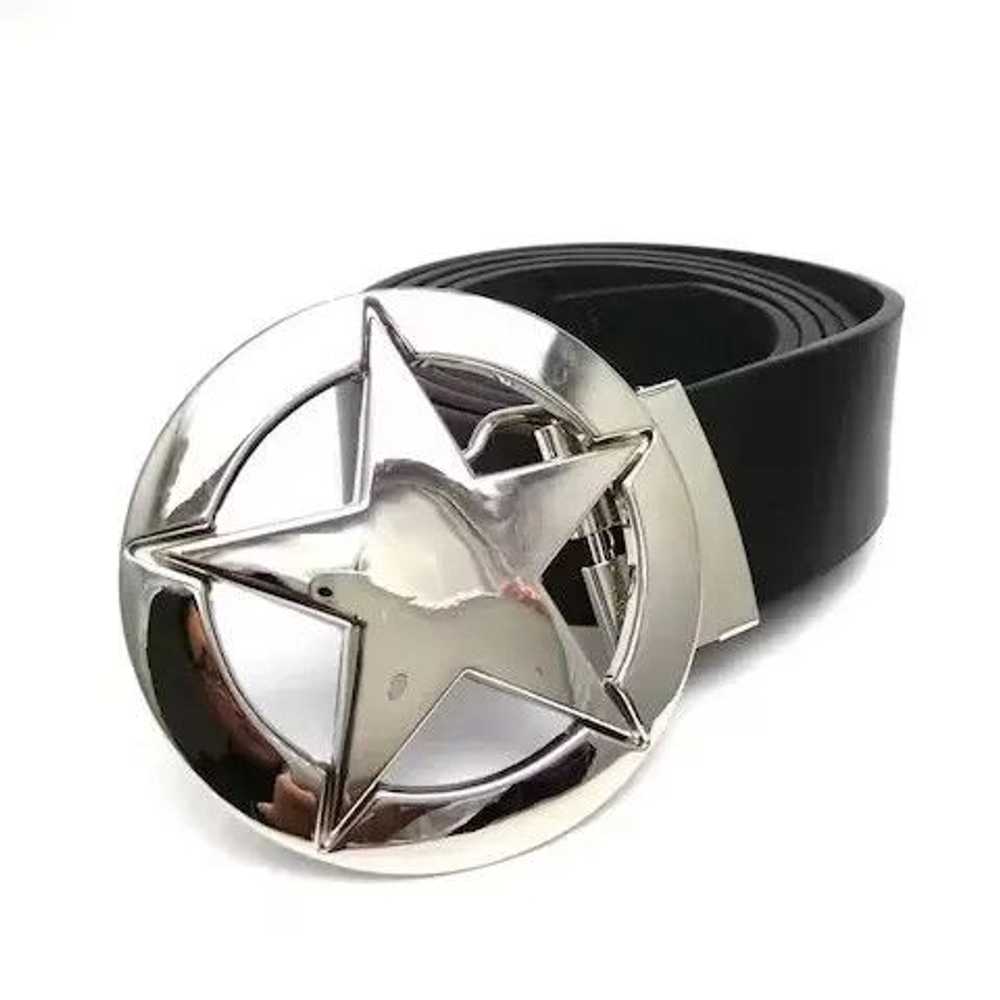 Leather × Streetwear × Unbrnd Silver Star Round M… - image 2