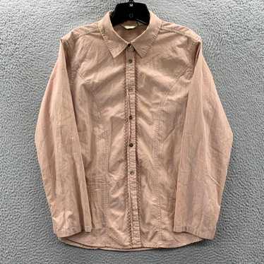 Vintage J Jill Shirt Womens Large Button Up Blous… - image 1