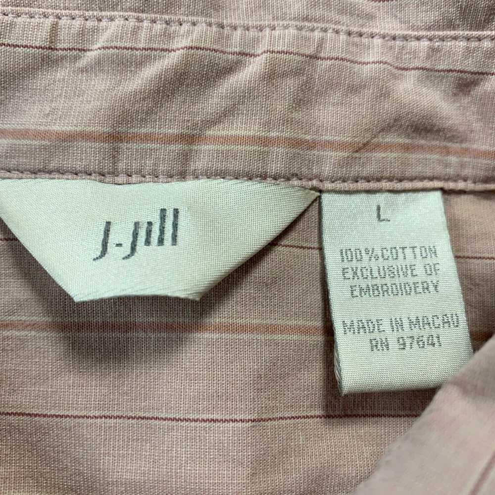 Vintage J Jill Shirt Womens Large Button Up Blous… - image 3