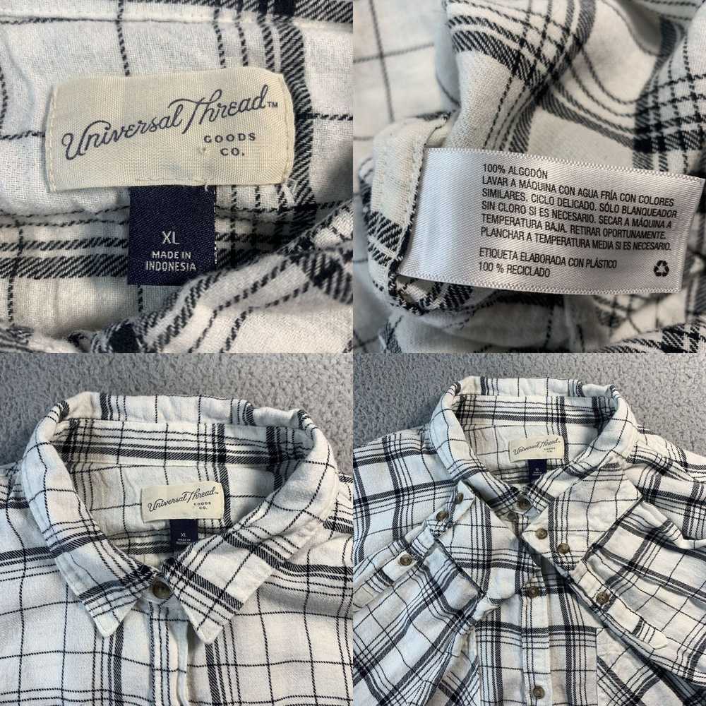 Vintage UNIVERSAL THREAD Shirt Womens XL Button U… - image 4