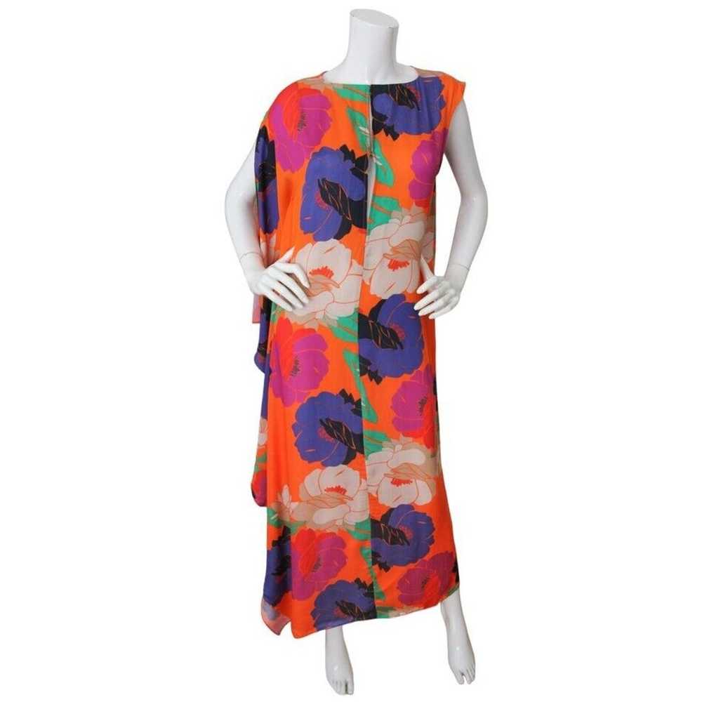 Careste NEW Maxi Caftan One Shoulder Draped Dress… - image 2
