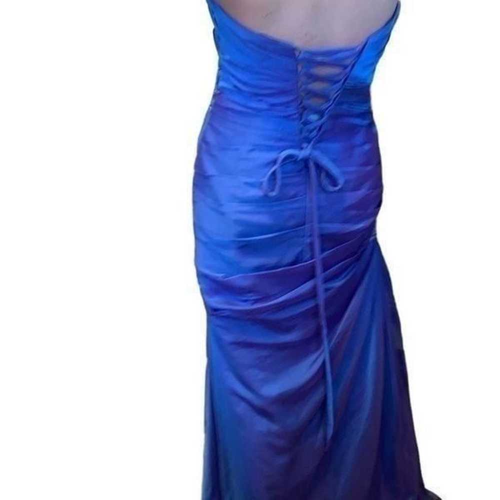 Flirt Maggie Sottero Prom Dress Mermaid Aquascape… - image 6