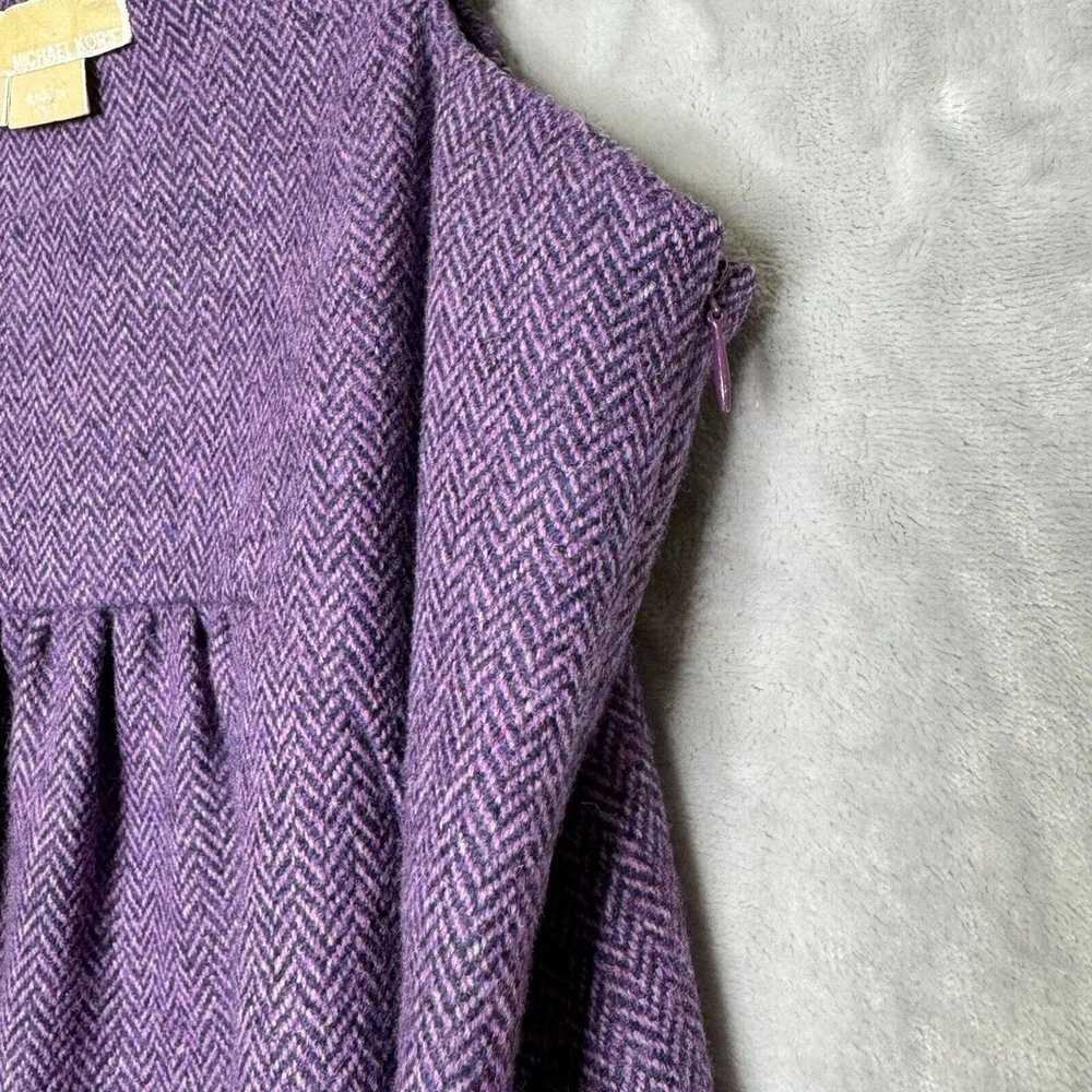 Michael Kors Made In Italy Dress Womens 6 Purple … - image 4