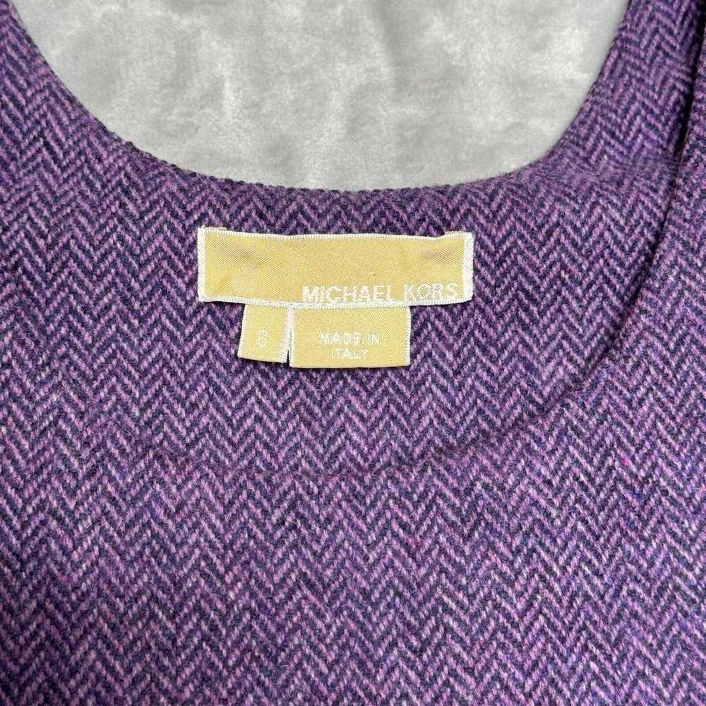 Michael Kors Made In Italy Dress Womens 6 Purple … - image 5