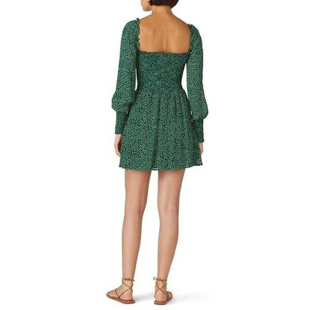 Reformation Wyoming Kelli Dress in Green Large Wo… - image 3