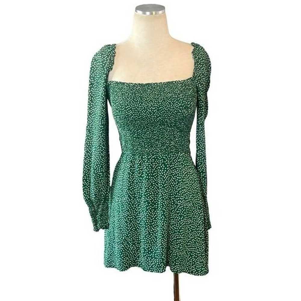 Reformation Wyoming Kelli Dress in Green Large Wo… - image 5