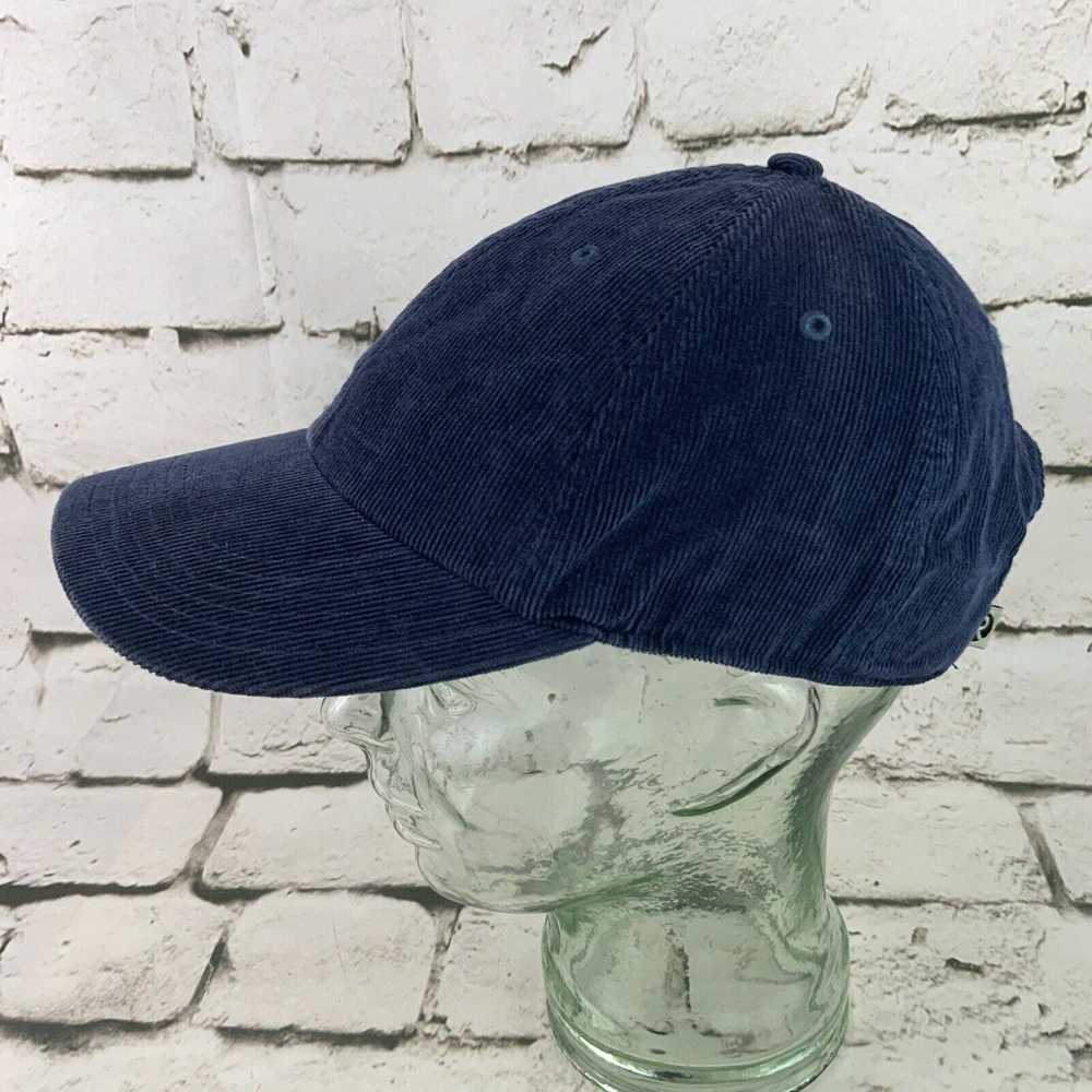 Vintage Richardson Corduroy Ball Cap Hat Dark Blu… - image 2