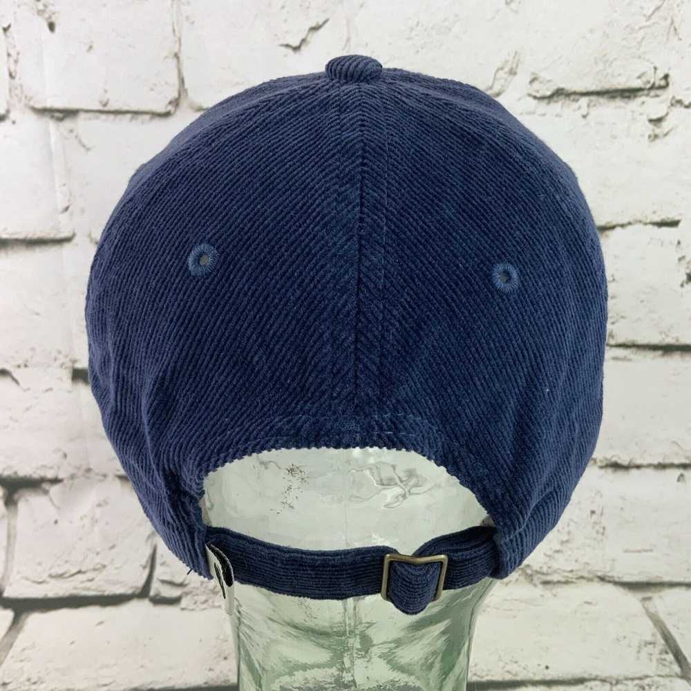 Vintage Richardson Corduroy Ball Cap Hat Dark Blu… - image 3
